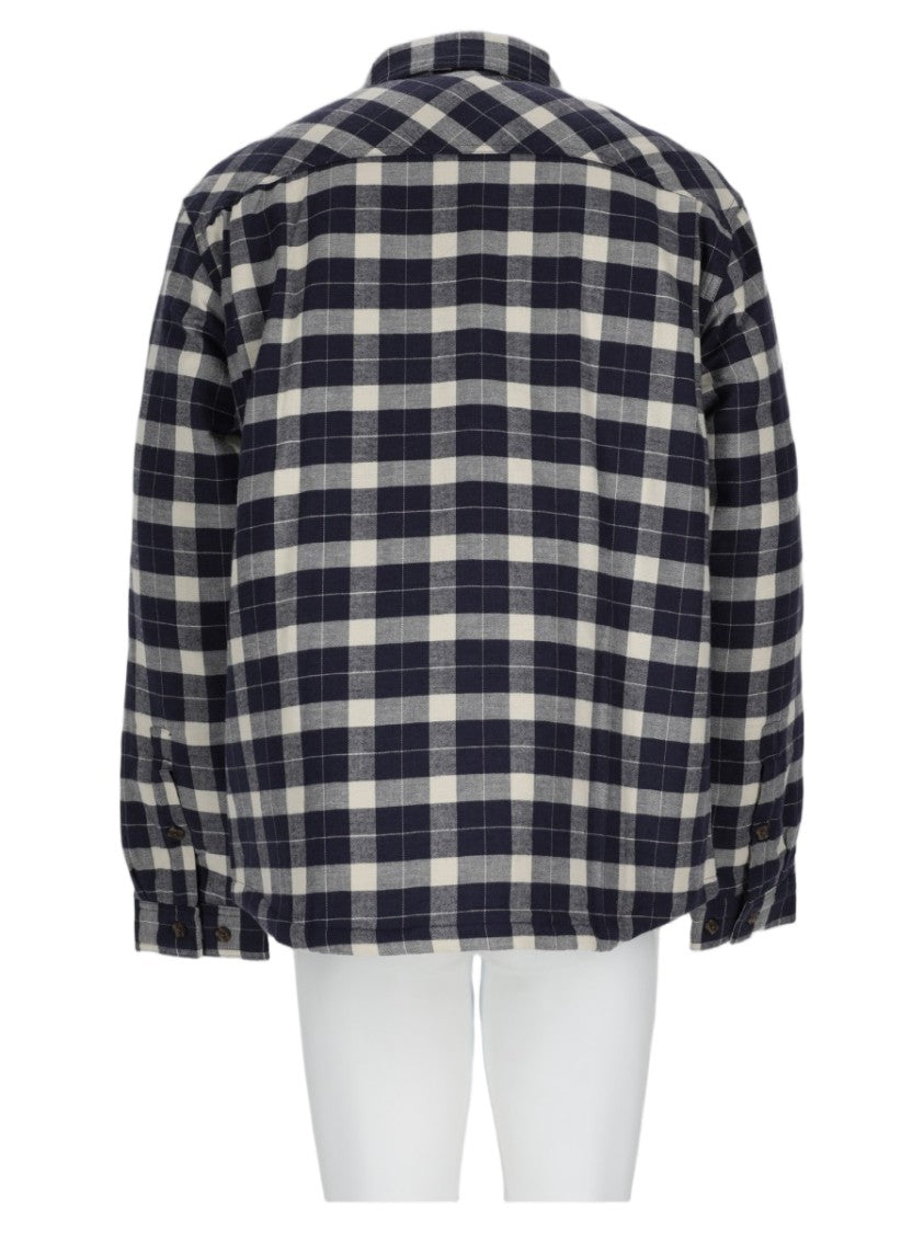 Patagonia Blue Checkered Button-Up Casual Shirt