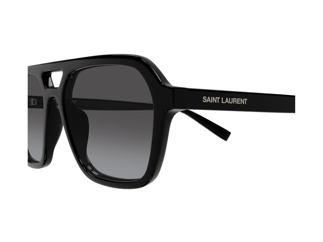Saint Laurent Sl 905 Cut-Out Bridge Oversized Square Sunglasses