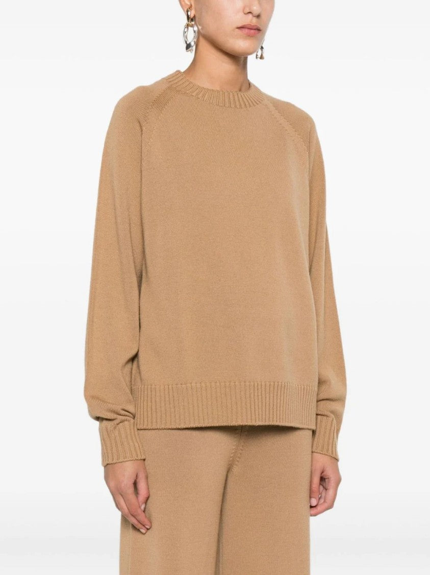 Max Mara Ebano Knit Sweater In 100% Virgin Wool