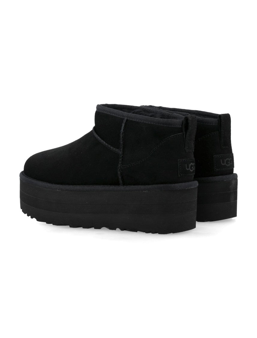 Ugg Ultra Mini Platform Suede Ankle Boots