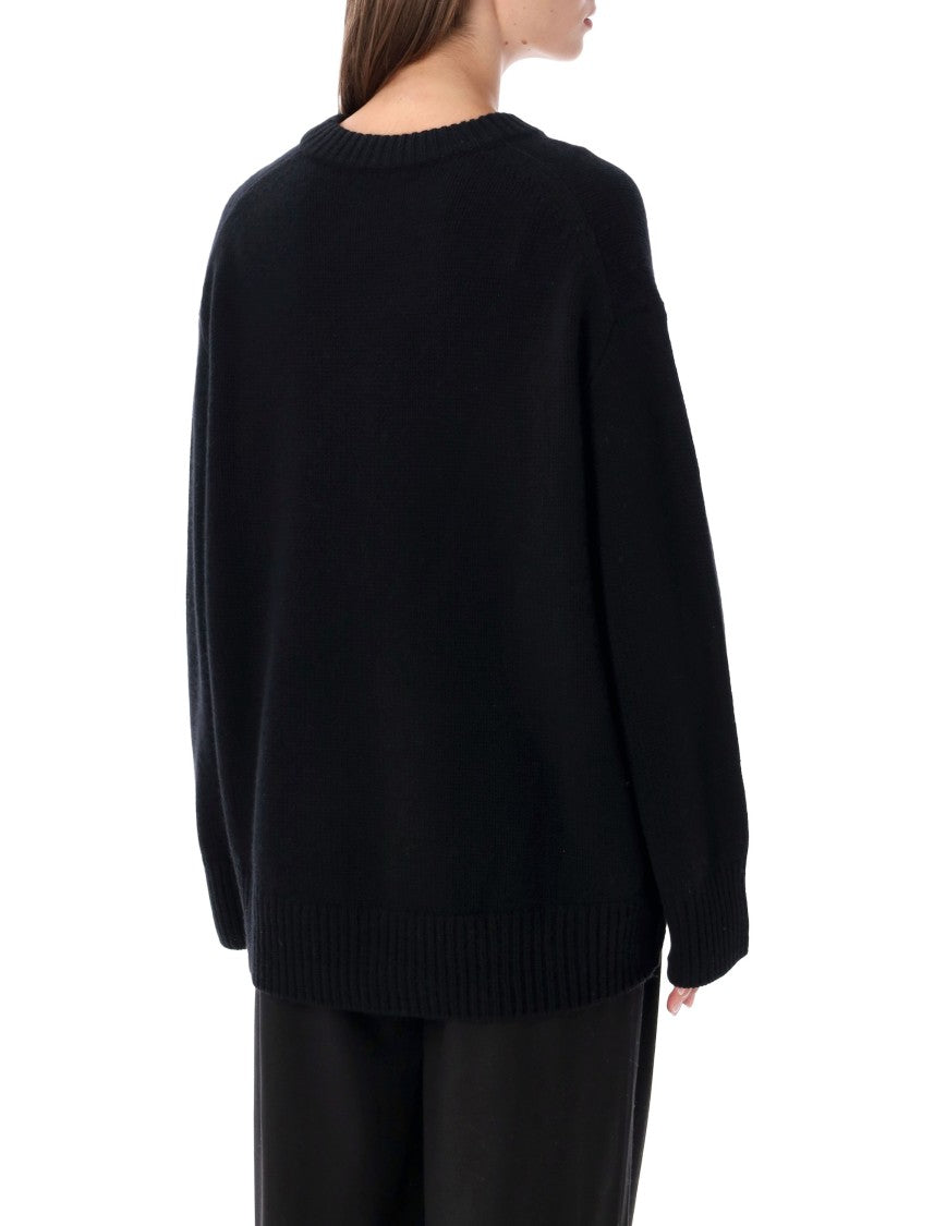 Lisa Yang Noor Long-Sleeved Ribbed Crewneck Sweater