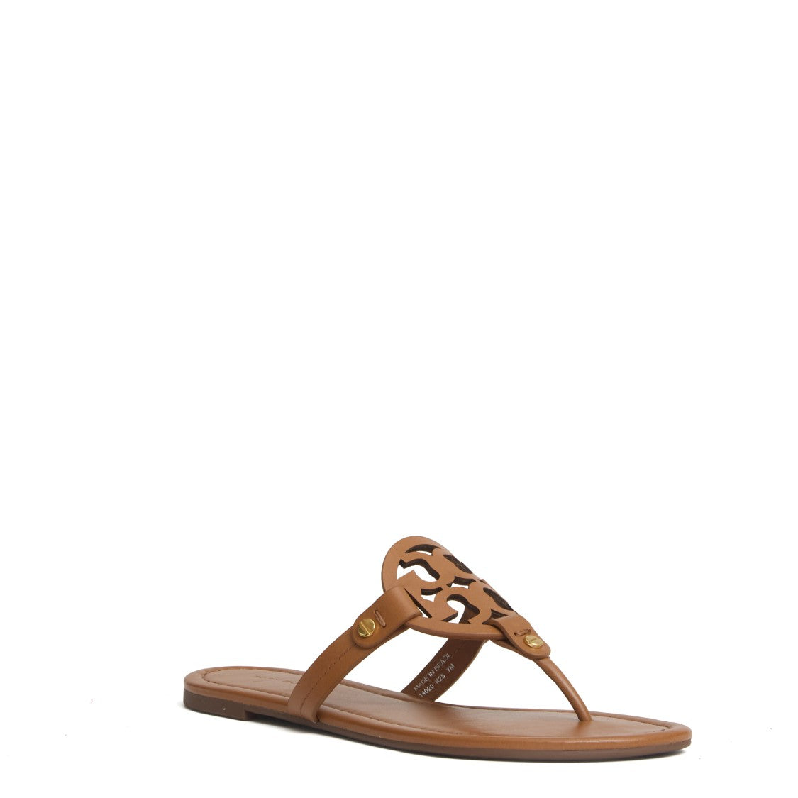 Tory Burch Miller Nappa Leather Flat Sandals