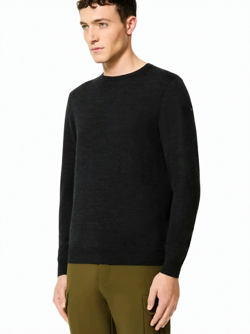 Rrd Minimalist Fine Wool English Rib Crewneck Pullover