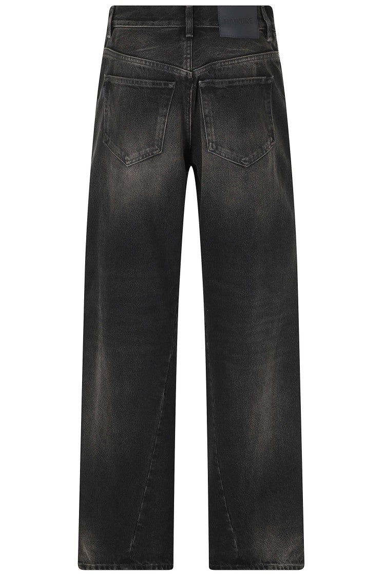 Haikure Wide-Leg Bonnie Jeans With Vintage Black Wash