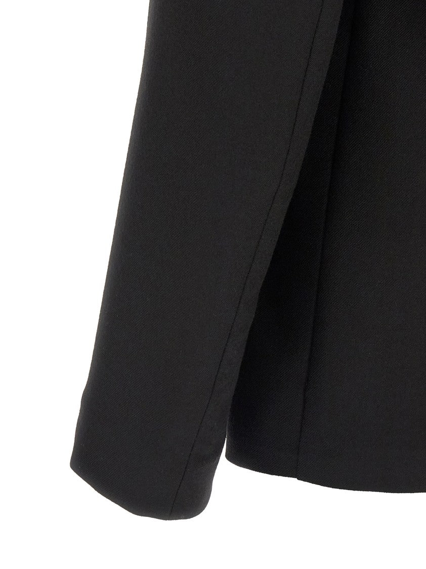 Maison Margiela Unlined Black Wool Blazer