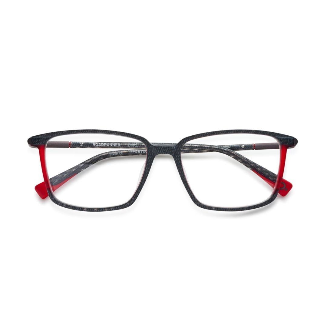 Etnia Barcelona Roadrunner Rectangular Frame Sunglasses With Textured Black Finish