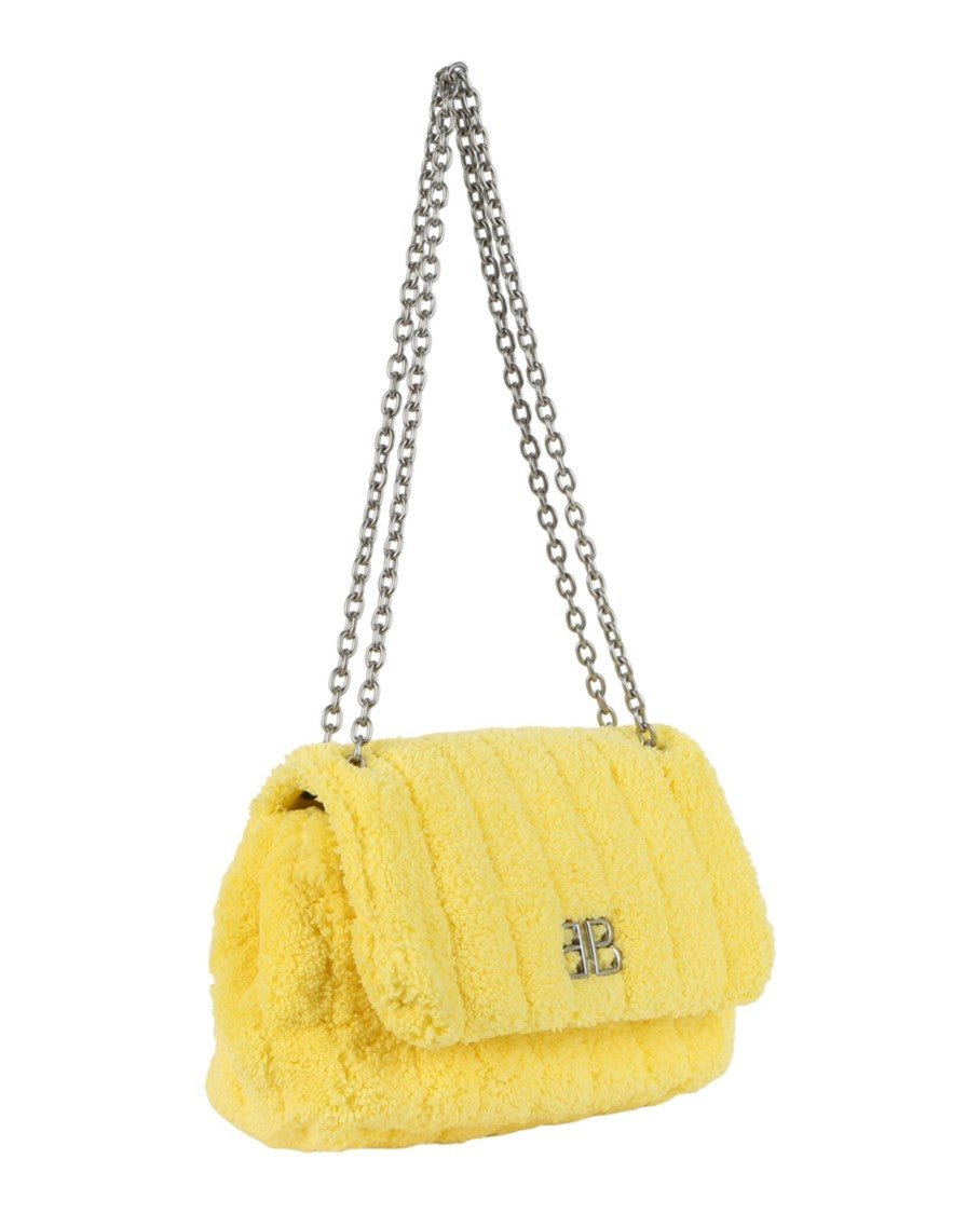 Balenciaga Monaco Mini Bag In Quilted Towel Fabric