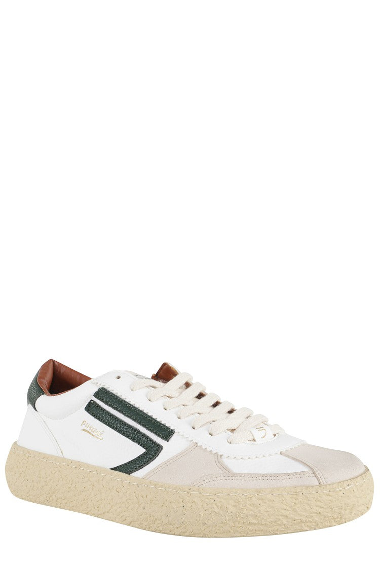 Puraai Mistletoe Vintage Low-Top Sneakers With Suede