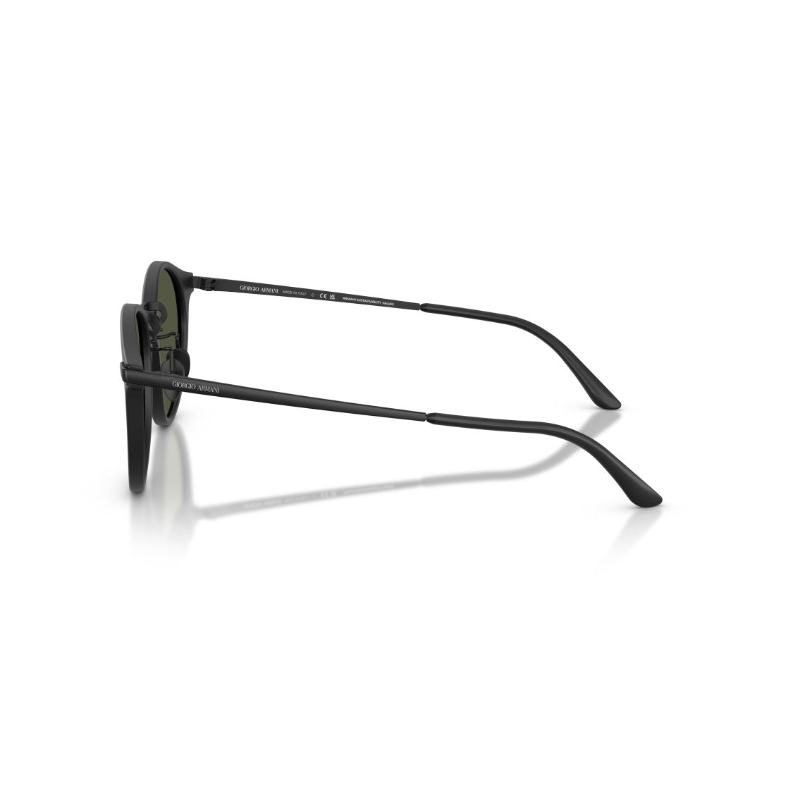 Giorgio Armani 0Ar8250 Round Frame Acetate Sunglasses With Thin Bridge