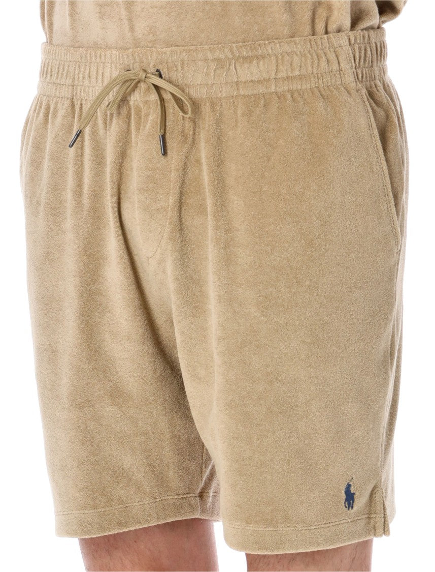 Polo Ralph Lauren Terry Bermuda Shorts With Elastic Waistband