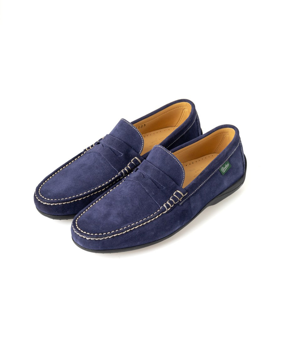 Paraboot Moccasin-Style Sneakers With Pebbled Rubber Sole