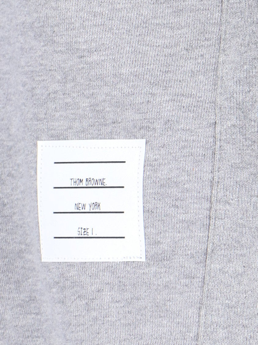 Thom Browne '4-Bar' Crewneck Sweatshirt – Grey