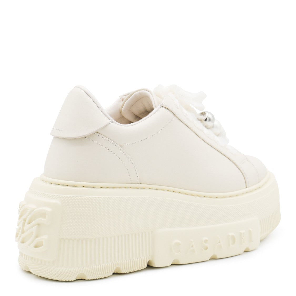 Casadei Milk Leather Nexus Sneakers
