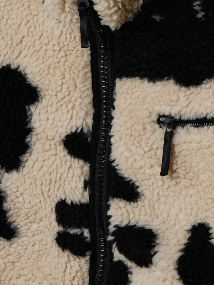 Obey Black Front-Zipper Jacket With Structured Collar