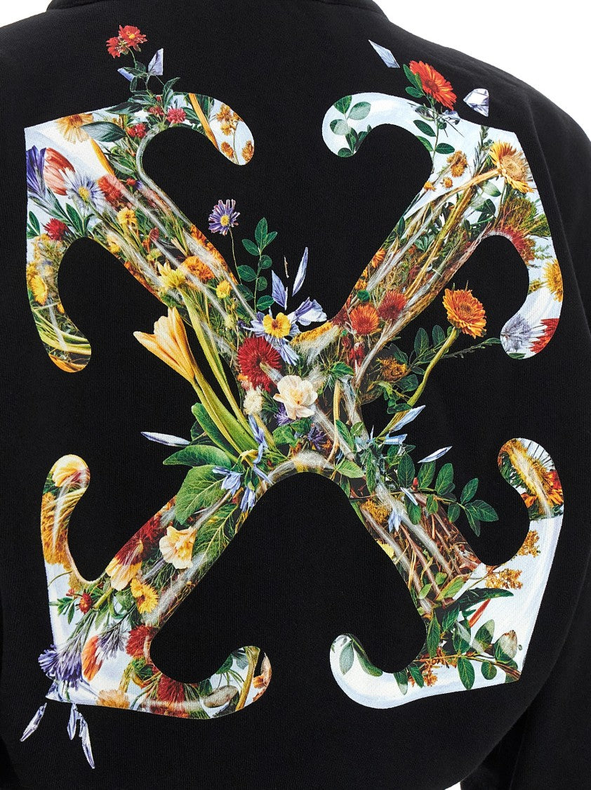 Off-White Arrow Glass Flower' Sweatshirt