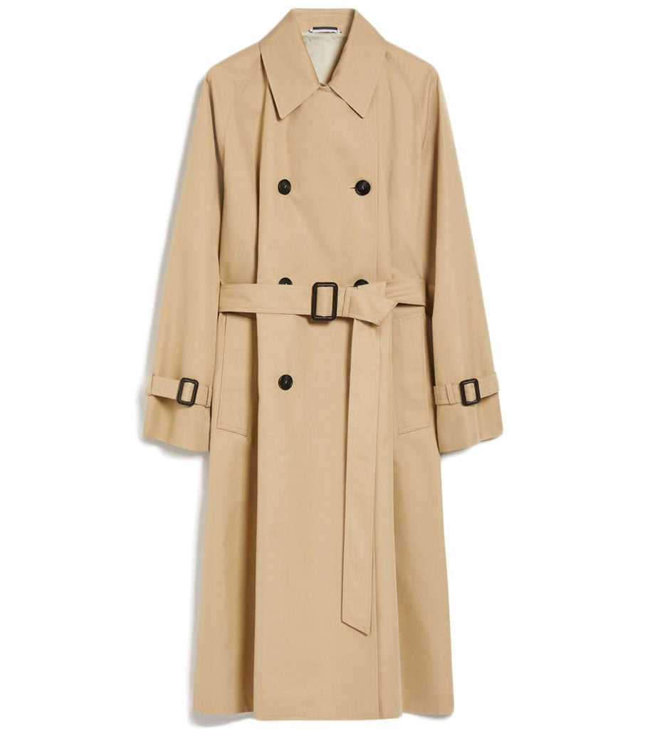 Max Mara Double-Breasted Trench Coat With Belted Waist