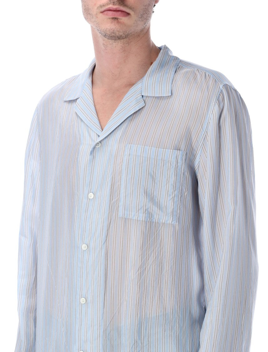 Dries Van Noten Striped Cupro Shirt