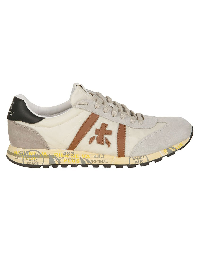 Premiata Beige Lucy Polyamide-Blend Sneakers