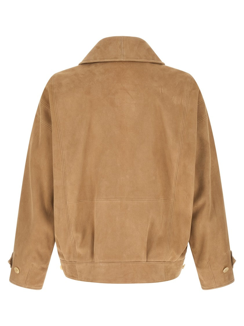 Auralee Full Grain Leather Blouson
