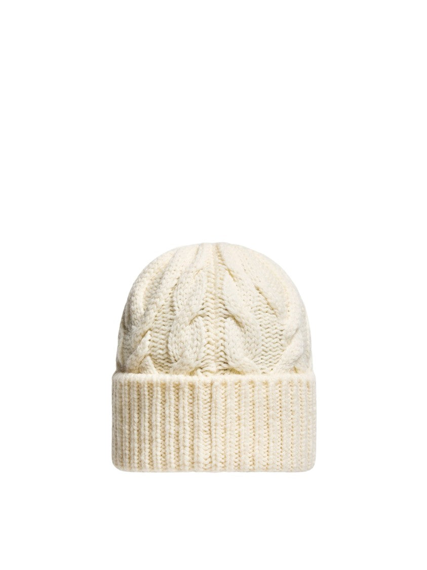Moncler Grenoble Cable-Knit Virgin Wool-Blend Beanie