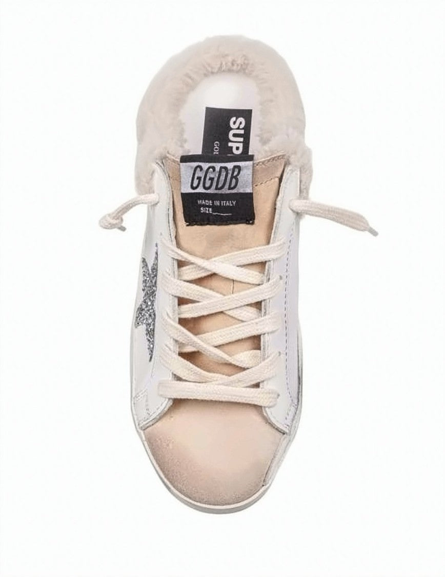 Golden Goose Mule-Design Sneakers With Plush Shearling Lining
