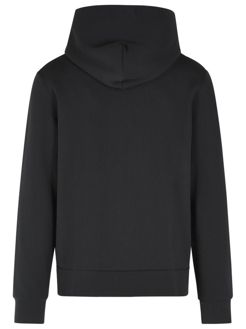 Moncler Black Cotton Sweatshirt