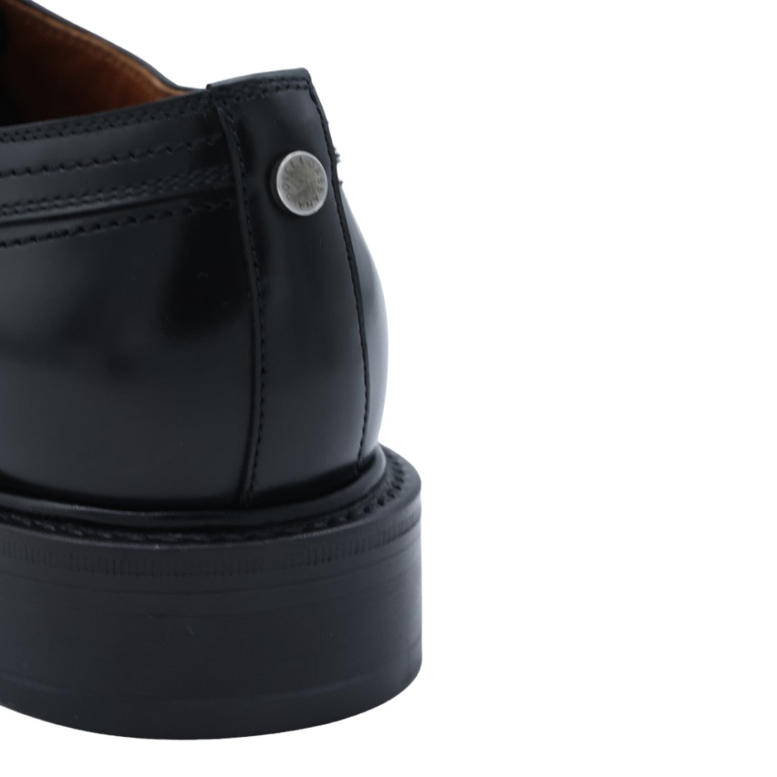 Dolce & Gabbana Polished Black Leather Flat Lace-Up Shoes