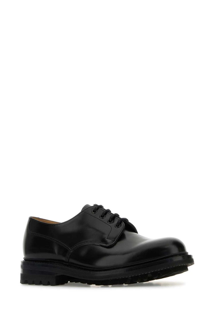 Church's Black Leather Mc Neil Lw Lace-Up Shoes