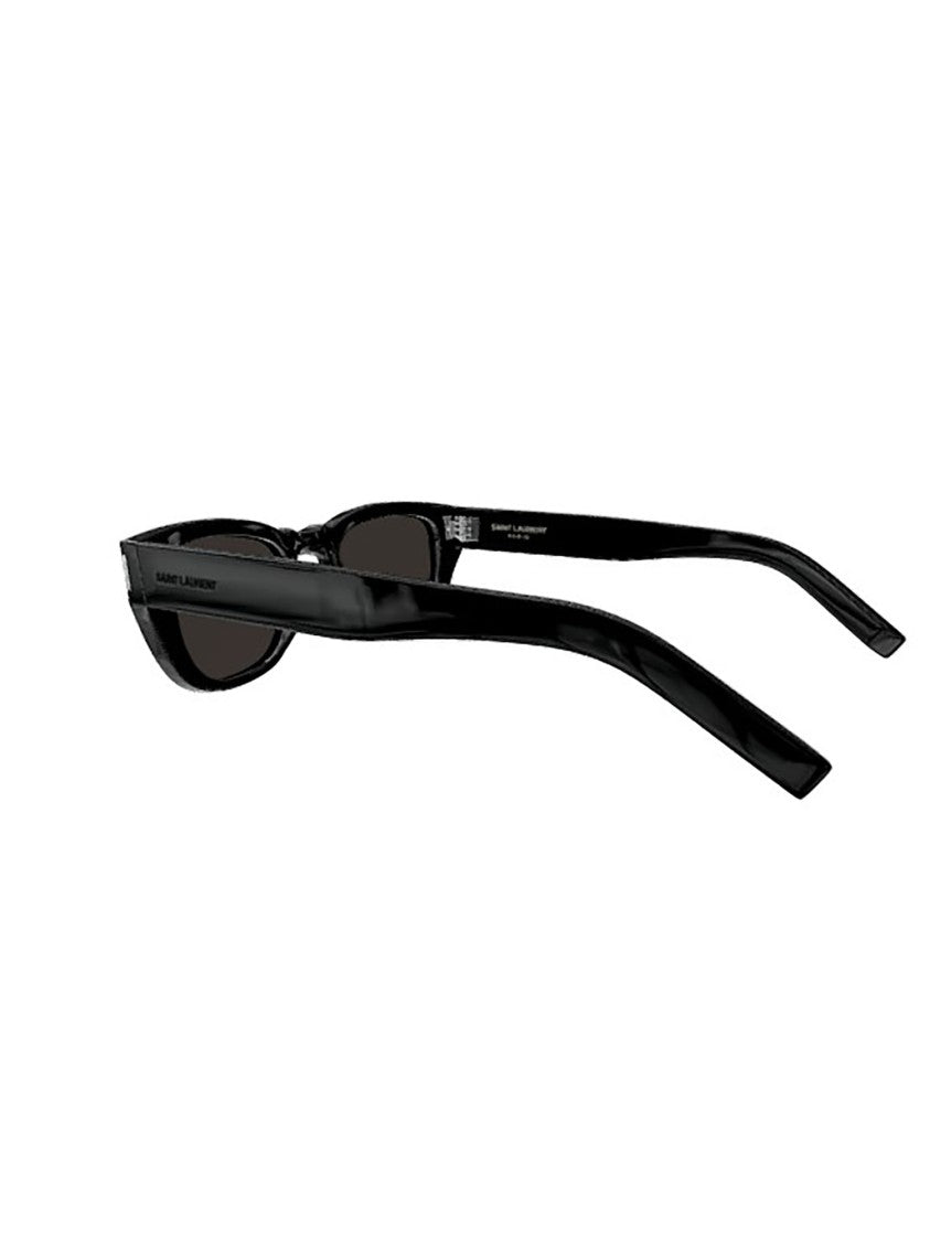 Saint Laurent Sl 601 Sunglasses With Angular Silhouette And Glossy Finish