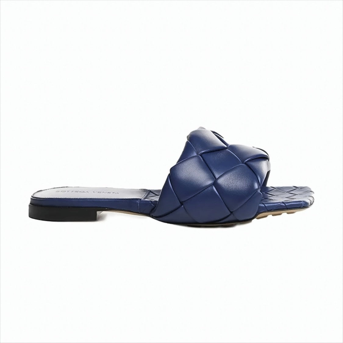 Bottega Veneta Padded Woven Leather Sandals