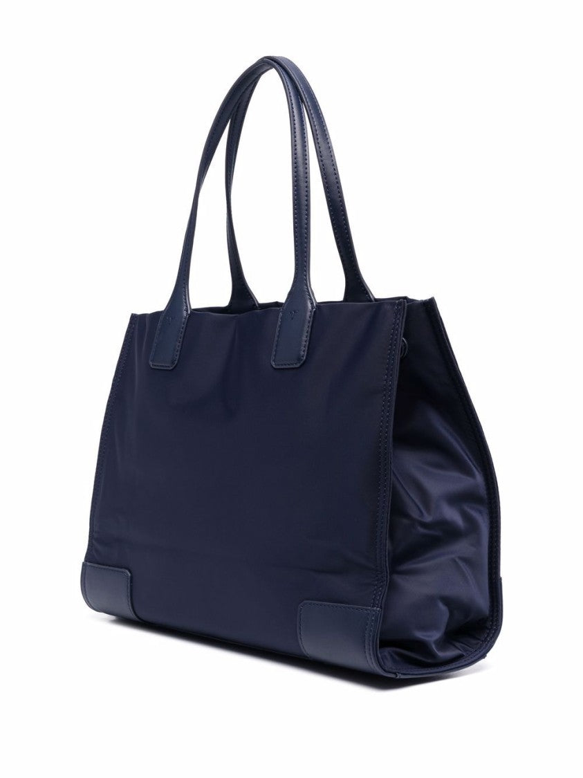 Tory Burch Blue Spacious Nylon Tote