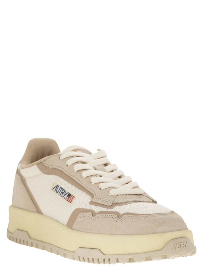 Autry Wildpace - Fabric And Suede Trainers