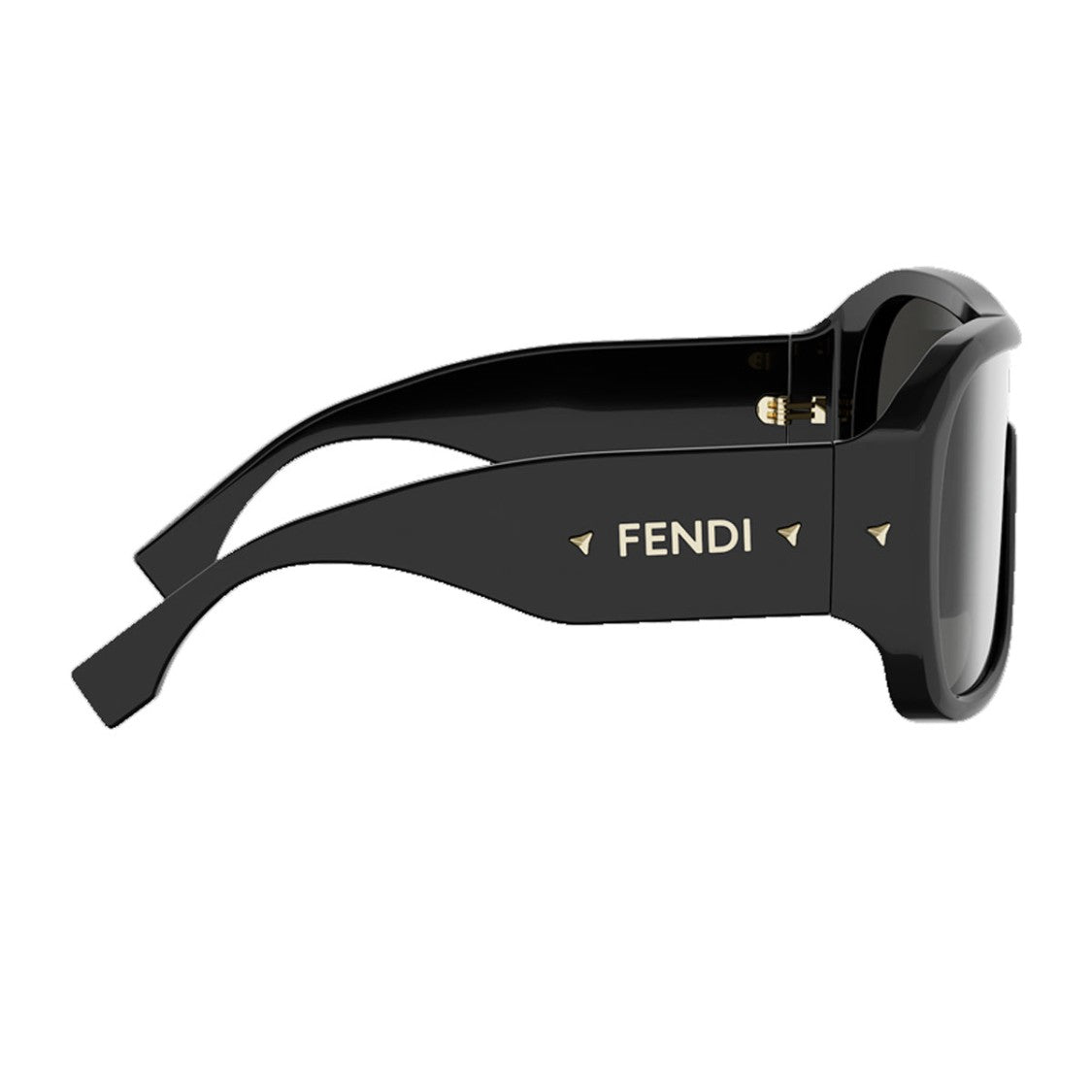 Fendi Black Screen Oversized Acetate Sunglasses