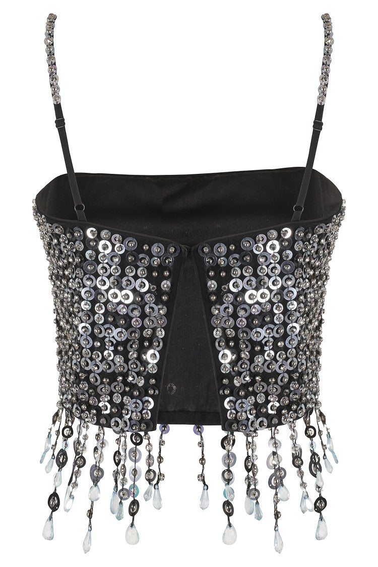 Pinko Pongo Top Paillettes