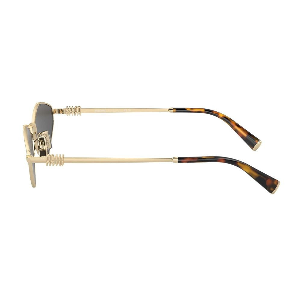 Miu Miu 0Mu 56Zs Geometric Metal Frame Sunglasses