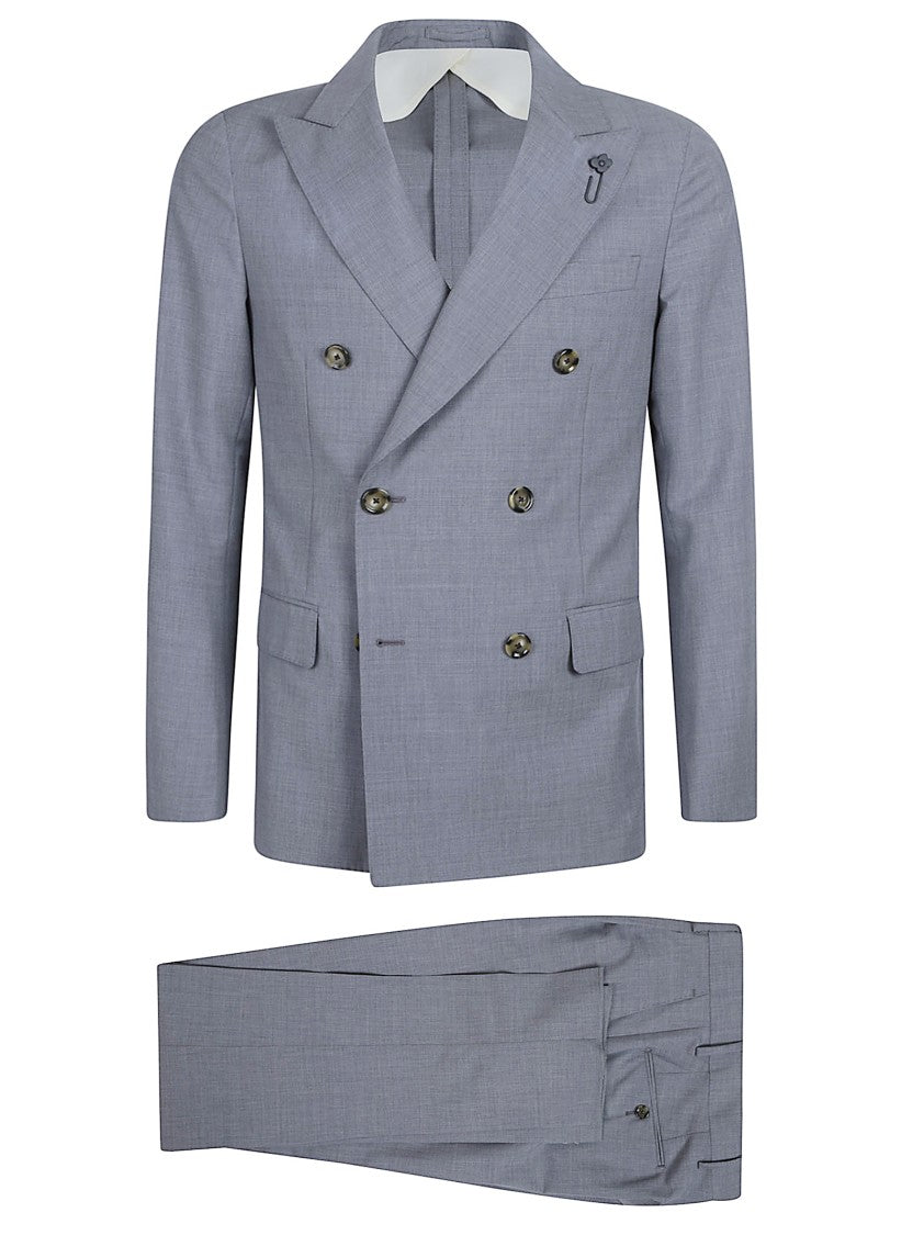 Lardini Iconic Suit Virgin Wool Blend Suit