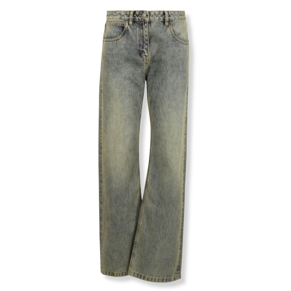 Entire Studios Slim-Fit Jeans With Subtle Wave Pattern