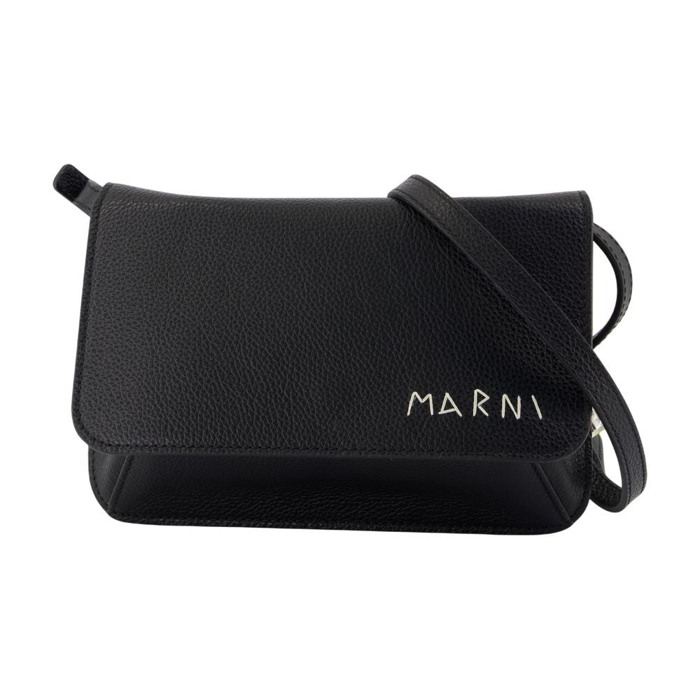 Marni Crossbody - Leather - Black