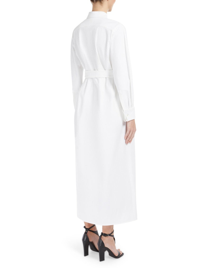 Max Mara Tailored White Maxi Dress
