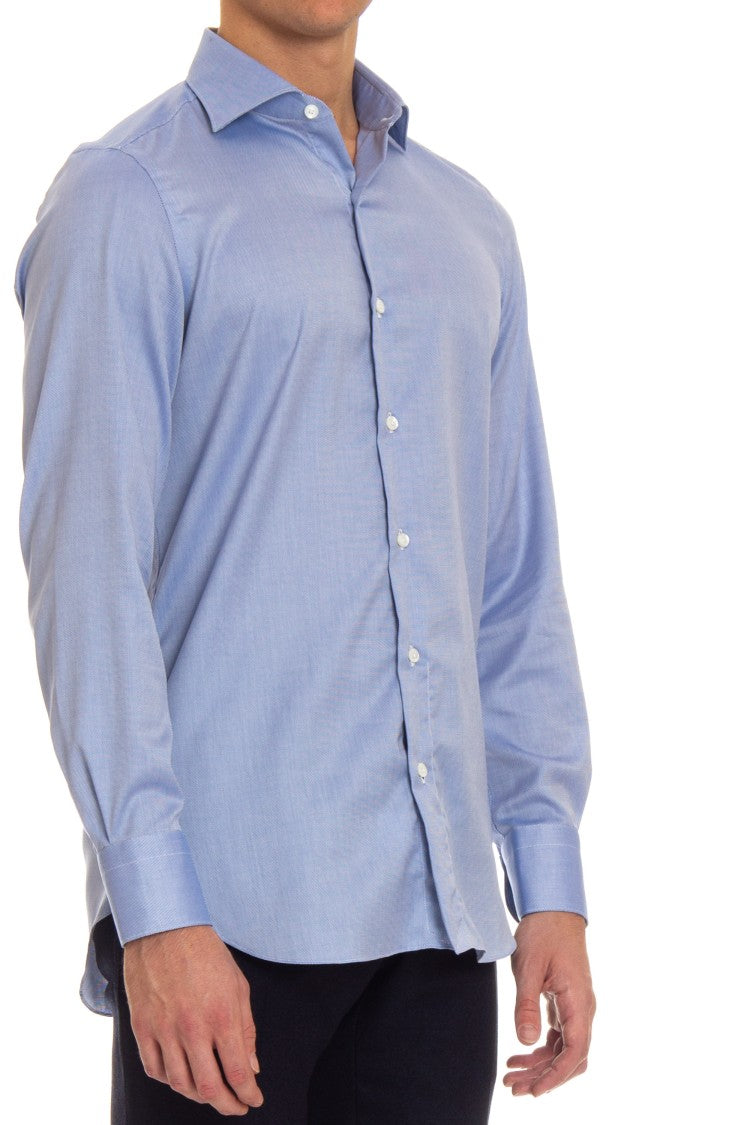 Finamore Traveller Cotton Tailored Shirt