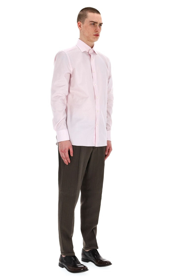 Zegna Trofeo Knitted Cotton Shirt