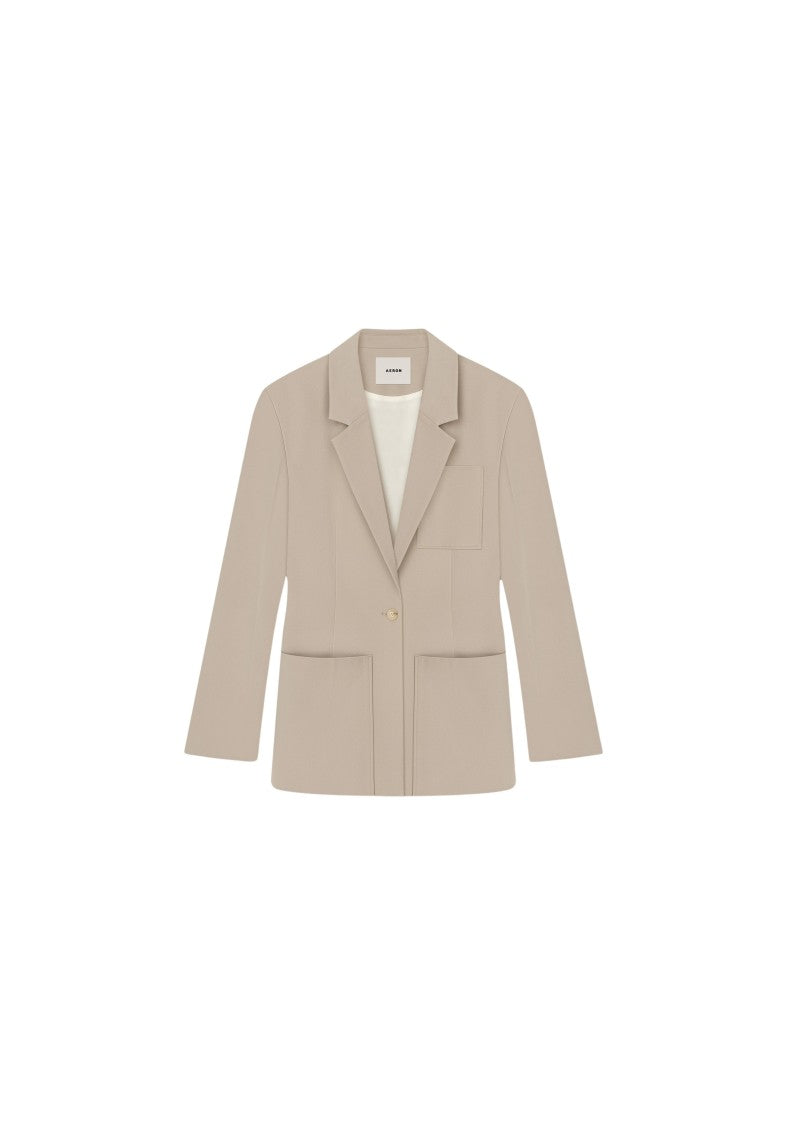 Aeron Mila - Waisted Blazer With Oversized Pockets