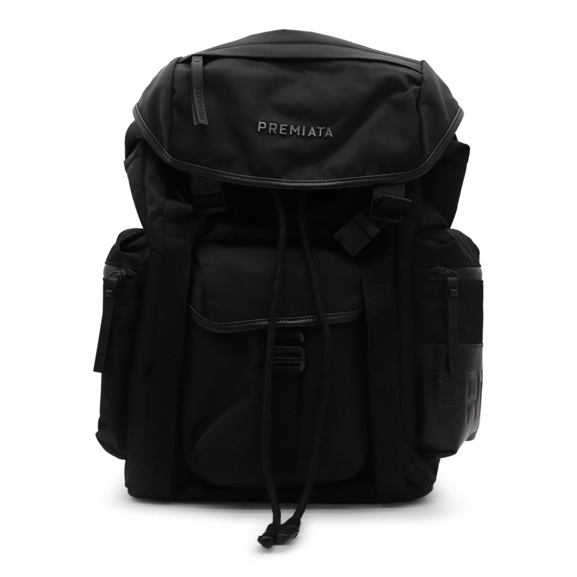 Premiata Black Nylon Backpack