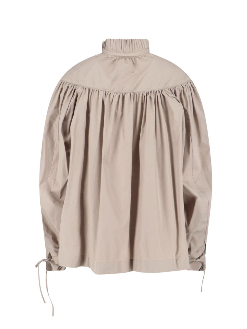 Dries Van Noten Tailored Beige Shirt With Classic Button-Down Design