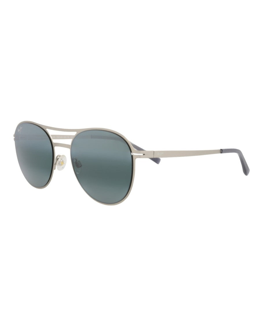 Maui Jim Round-Frame Metal Sunglasses