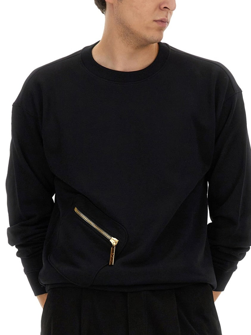 Moschino Black Cotton Sweatshirt
