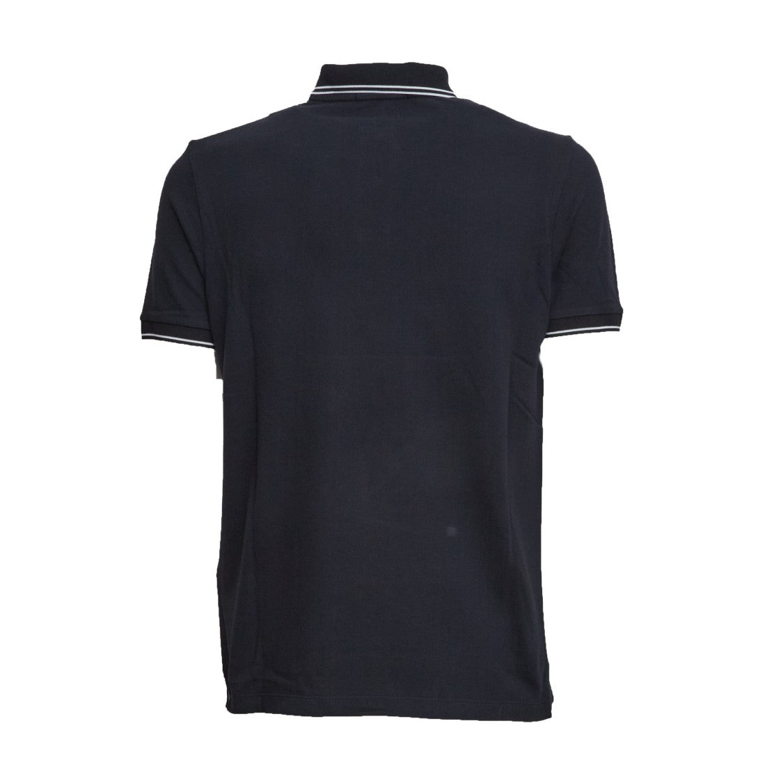 Stone Island Contrast Stripe Trim Regular Polo Shirt