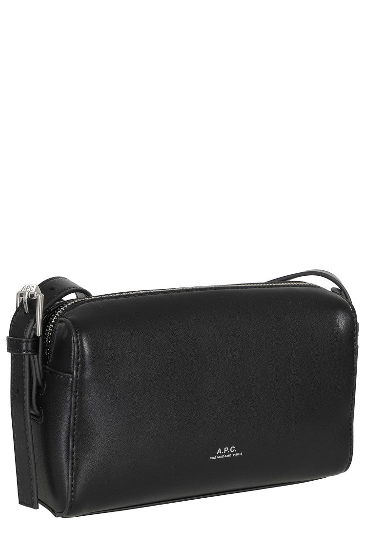 A.P.C. Nino Black Rectangular Zip Camera Bag