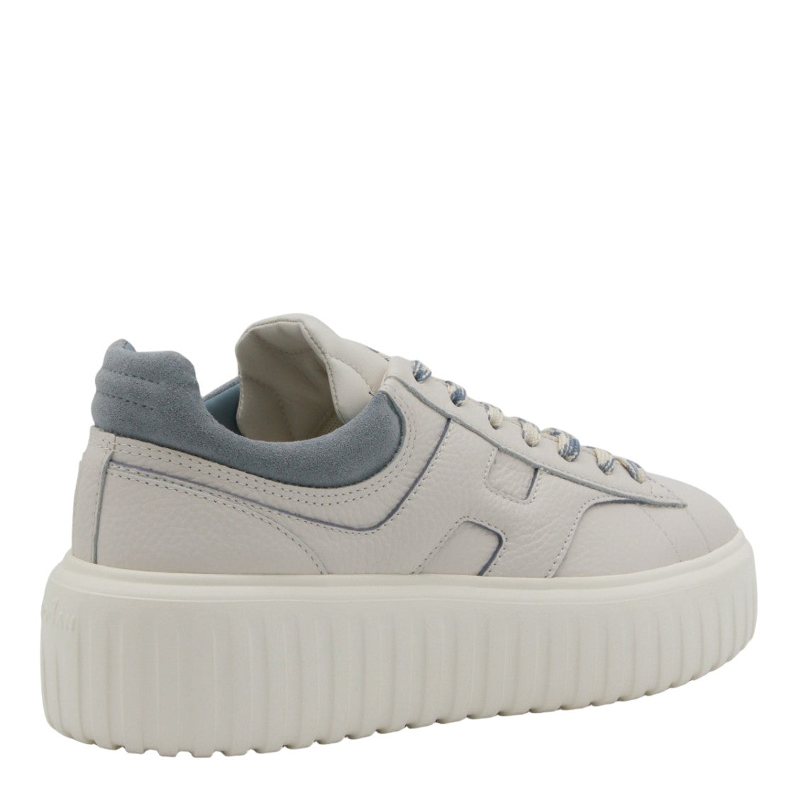 Hogan Platform Sneakers With Textured Leather Upper