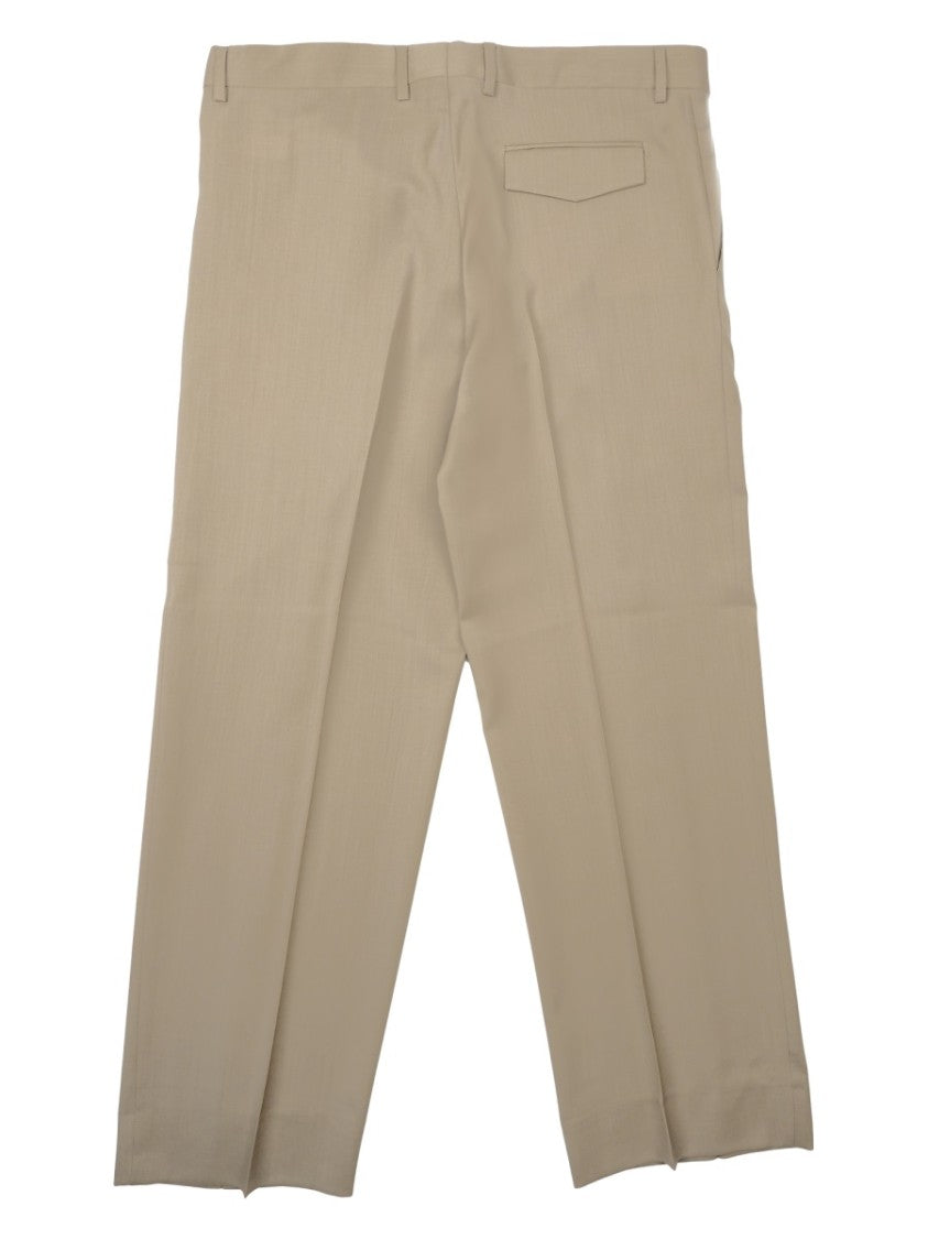 Costumein Vincent Virgin Wool Flat Front Trousers